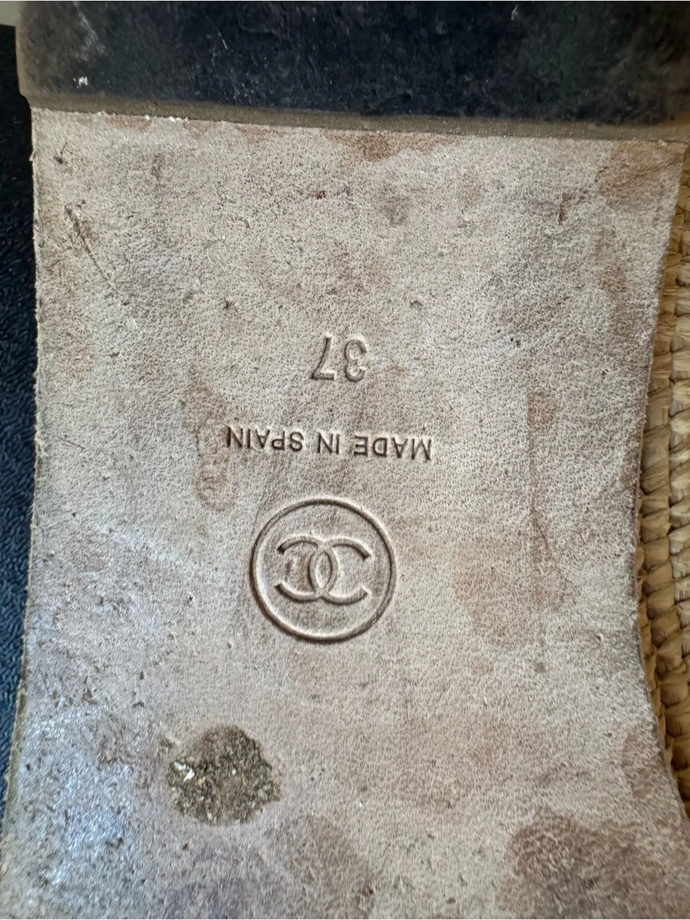 CHANEL CC Raffia Espadrilles - Picture 11 of 12